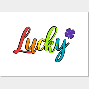 Lucky Rainbow Posters and Art